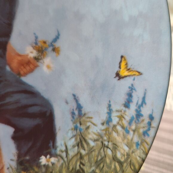 Vintage John McClelland "Jack and Jill" Mother Goose Series Collector Plate 1986 - Picture 7 of 10